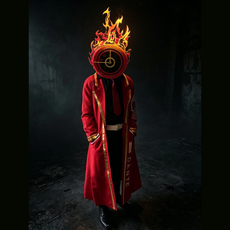 Men Formal Wear Coat - DMC 5 Dante Cosplay Kostuum Volwassen