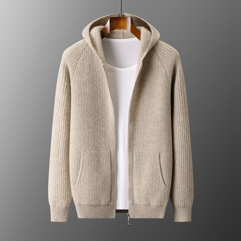 Men Formal Wear Coat - Nieuwe mannen Dikke Rits Hoodie Vest100%