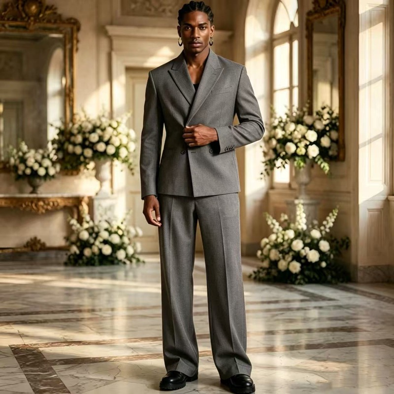 Loszittende, slanke, dubbelrij - Men'S Relaxed Formal Wear recensie en prijs