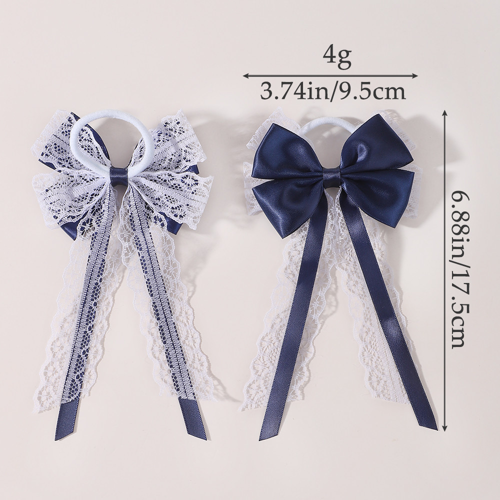 2 stuks satijnen kant lange st - Satin Bow Tie recensie en prijs
