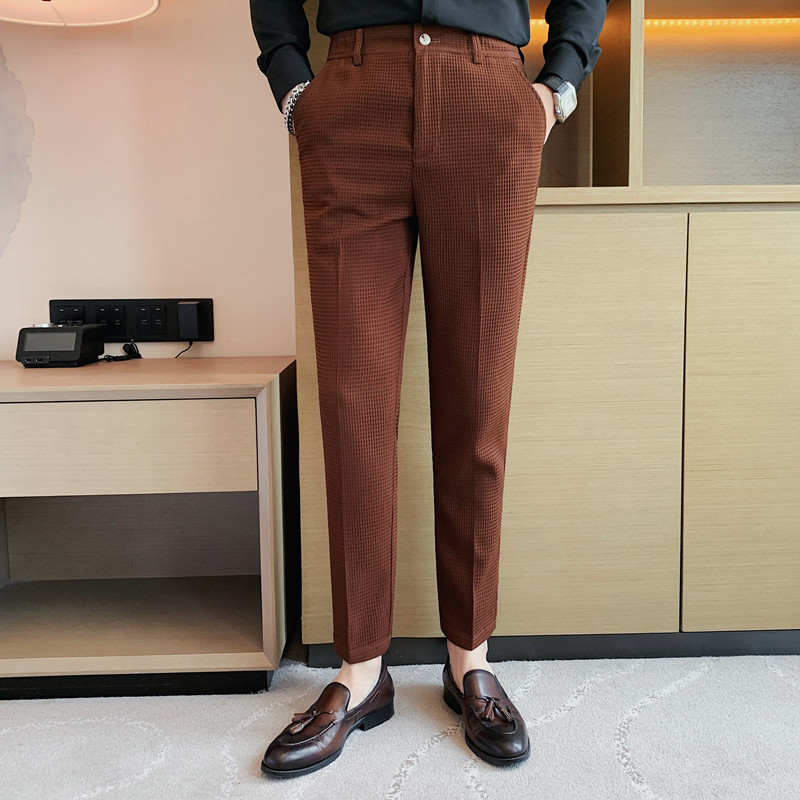 2024 Herfst Nieuwe Wafel Stret - Men'S Formal Attire recensie en prijs