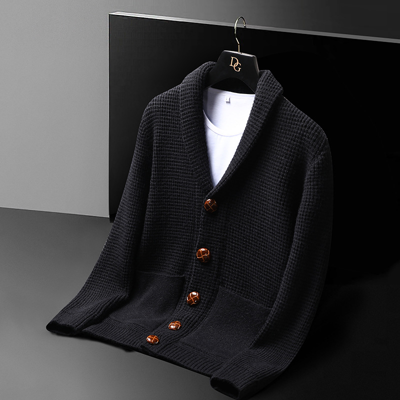 Hoogwaardige luxe gebreide jas - Men Formal Wear Coat recensie en prijs