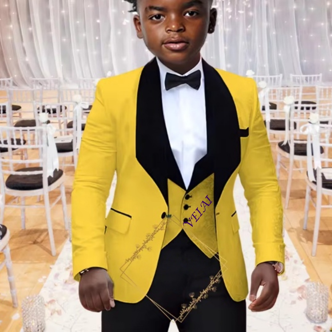 3-delige prachtige jacquard jo - Slim Fit Suit Set recensie en prijs