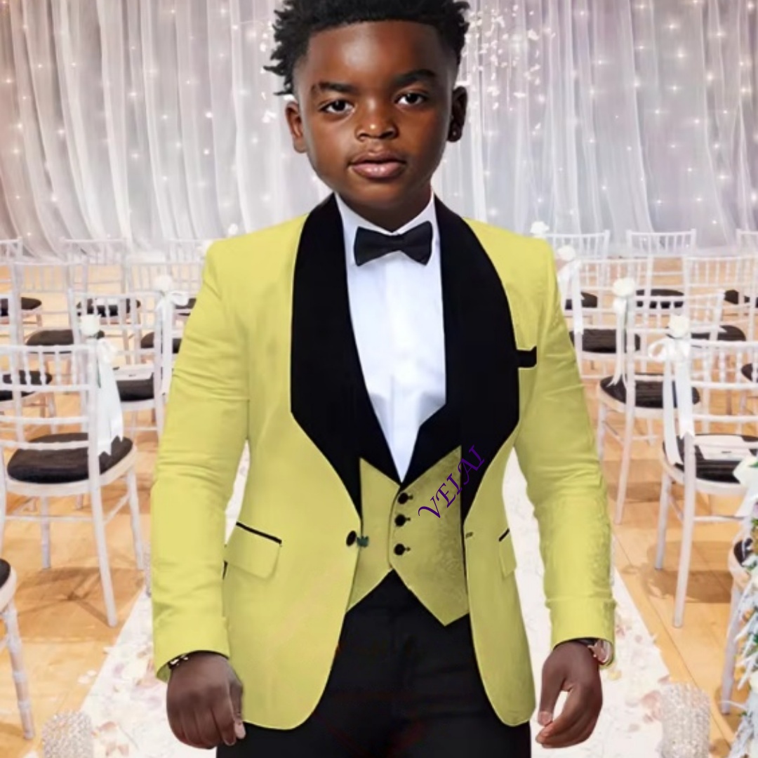 3-delige prachtige jacquard jo - Slim Fit Suit Set recensie en prijs