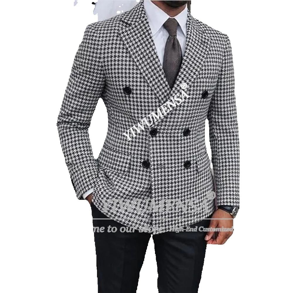 Klassieke Houndstooth Retro Pa - Men'S Formal Attire recensie en prijs